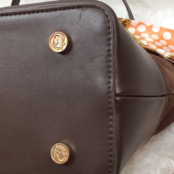 Spartina 449 brown suede shoulder bag - Picture 8 of 15